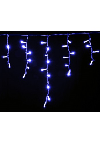 гирлянда внеш DELUX ICICLE 108LED 2x1m 27flash син/бел IP44 - (90012945)