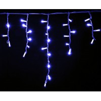 гирлянда внеш DELUX ICICLE 75LED 2x0.7m 18flash син/бел IP44 - (90012957)