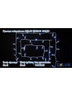 гирлянда внеш DELUX STRING 100LED 10m 20flash белый/бел IP44 - (90012965)