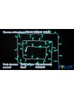 гірлянда зовн DELUX STRING 100LED 10m 20flash зелен/біл IP44 - (90012969)
