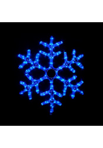 гірлянда зовн DELUX MOTIF Snowflake 55см 12 flash синій IP44 - (90012964)