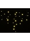 гирлянда внеш DELUX ICICLE 75LED 2x0.7m 18flash желт/чор IP44 - (90012954)