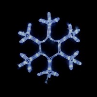 гирлянда внеш DELUX MOTIF Snowflake 40см 12 flash белый IP44 EN - (90012961)