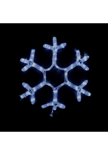 гирлянда внеш DELUX MOTIF Snowflake 40см 12 flash белый IP44 EN - (90012961)