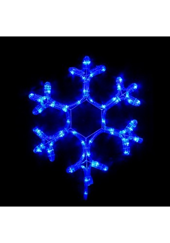 гірлянда зовн DELUX MOTIF Snowflake 40см 12 flash синій IP44 EN - (90012962)