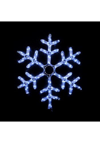 гірлянда зовн DELUX MOTIF Snowflake 55см 12 flash білий IP44 EN - (90012963)