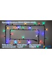 гирлянда внеш DELUX STRING 100LED 10m 20flash мульти/чор IP44 - (90012973)