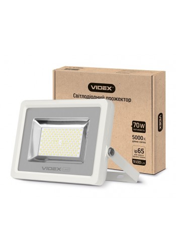LED Прожектор VIDEX 70W 5000K 220V IP65 VL-F705W
