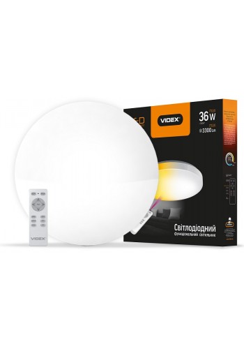 LED светильник VIDEX функціональний круглий 36W 2800-6000K 220V IP20 VL-CLSR-36