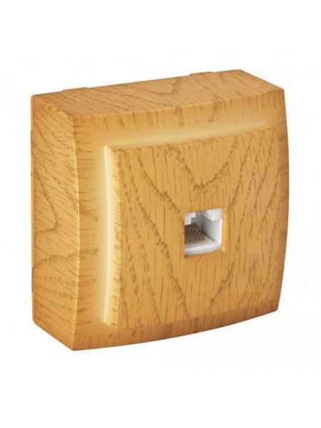 Розетка Nilson Themis дуб ком. CAT5e RJ45 накл. - (26251044) Розетка Nilson Themis дуб ком. CAT5e RJ45 накл. - (26251044)