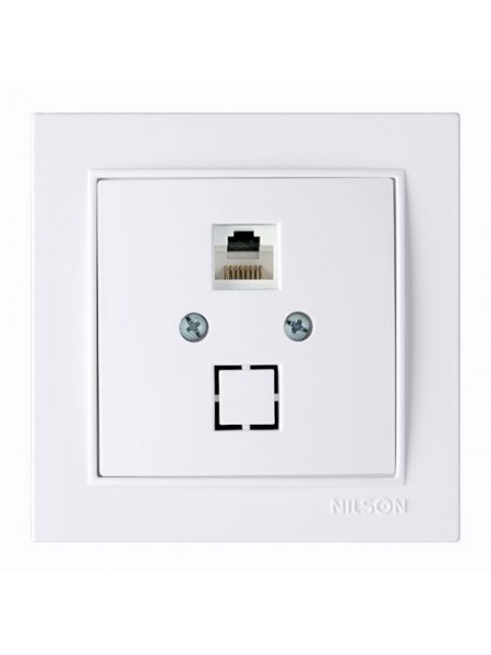 Розетка Nilson Thor белая ком. CAT6e RJ45 - (27111045) Розетка Nilson Thor белая ком. CAT6e RJ45 - (27111045)