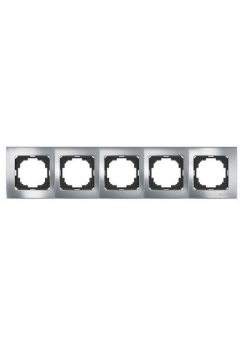 Рамка Nilson Touran Lux хром метал 5на универс. - (22KRM0095)