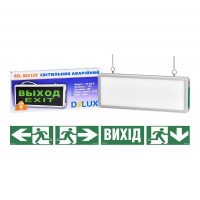 світильник світлодіодний аварійний DELUX REL-803 (1,2V600mAh) 1W 6LED - (90012007)