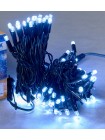 гірлянда зовн DELUX STRING 100LED 10m 20flash білий/чор IP44 - (90012966)