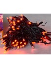 гірлянда зовн DELUX STRING 100LED 10m 20flash крас/чор IP44 - (90012971)