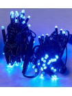 гирлянда внеш DELUX STRING 100LED 10m 20flash синий/чор IP44 - (90012976)