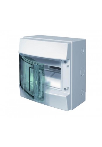 Бокс пласт AББ 08М накладний Mistral IP65 (прозора) (1SLM006501A1201)
