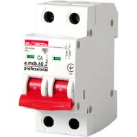 Модульный автоматический выключатель e.mcb.pro.60.2.C 6 new, 2р, 6А, C, 6кА new (p042015)