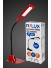 настільний світильник DELUX TF-450 5 Вт 4000K LED червоний - (90008942)