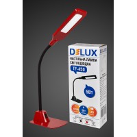 настольный светильник DELUX TF-450 5 Вт 4000K LED красный - (90008942)