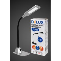 настольный светильник DELUX TF-450 5 Вт 4000K LED серебр. - (90008943)