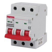 Модульный автоматический выключатель e.mcb.pro.60.3.D.2, 3г, 2А, D, 6кА (p0710010)
