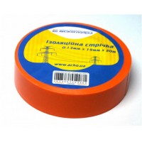 Изолента ПВХ 0,13х19х20 м Аско оранжевая