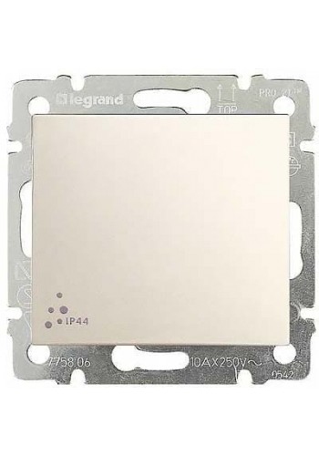 Механізм вимикача 1-кл. IP44 Слонова кістка 774101 Legrand Valena