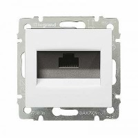 Механізм розетки комп'ютерної RJ45 кат, 5 UTP 1-ва Білий 774230 Legrand Valena
