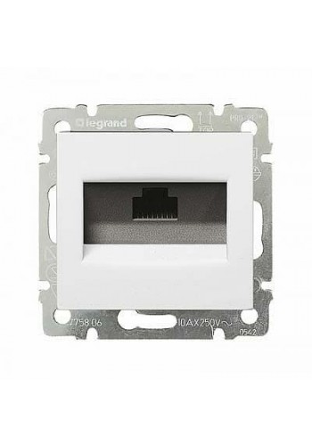 Механізм розетки комп'ютерної RJ45 кат, 5 UTP 1-ва Білий 774230 Legrand Valena