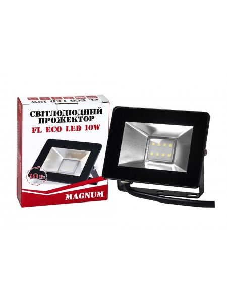 светодиодный прожектор MAGNUM FL ECO LED 10Вт 6500К IP65 - (90008791) светодиодный прожектор MAGNUM FL ECO LED 10Вт 6500К IP65 - (90008791)