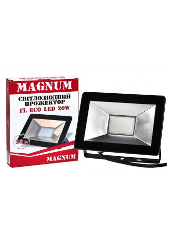 світлодіодний прожектор MAGNUM FL ECO LED 20Вт 6500К IP65 - (90008792)