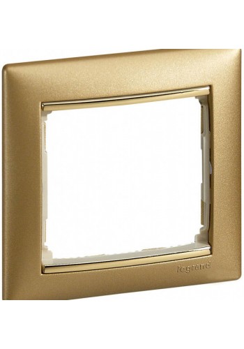 Рамки 1 пост Матове золото 770301 Legrand Valena
