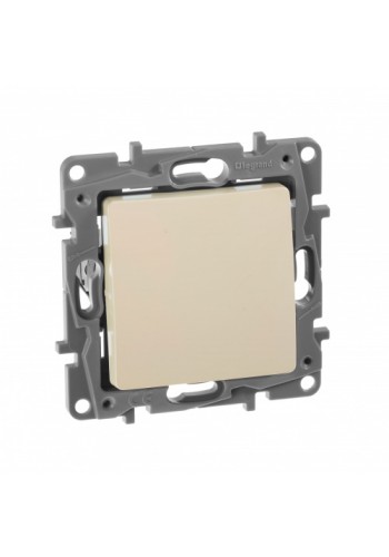 Кнопка H.0./H.3. 6 А Слонова кістка 672314 Legrand Etika