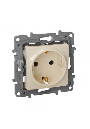 Розетка 2К +3 16А Слонова кістка 672321 Legrand Etika