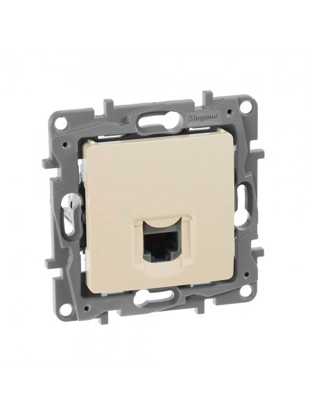 Розетка RJ45 кат. 5е UTP Слонова кістка 672 341 Legrand Etika Розетка RJ45 кат. 5е UTP Слонова кістка 672 341 Legrand Etika