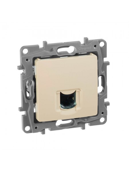 Розетка RJ45 кат. 6 UTP Слонова кістка 672353 Legrand Etika Розетка RJ45 кат. 6 UTP Слонова кістка 672353 Legrand Etika