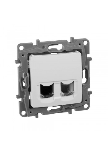 Розетка RJ11 + RJ45 кат. 5е UTP БІЛИЙ 672 252 Legrand Etika
