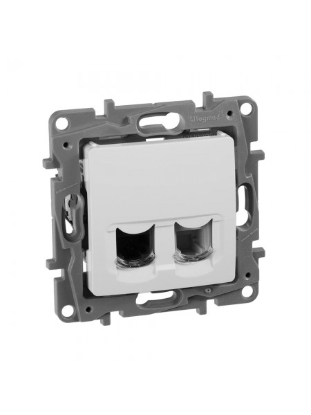 Розетка RJ11 + RJ45 кат. 5е UTP БІЛИЙ 672 252 Legrand Etika Розетка RJ11 + RJ45 кат. 5е UTP БІЛИЙ 672 252 Legrand Etika
