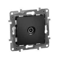 Розетка TV крайова 5 дБ, 5-862 мГц АНТРАЦИТ 672665 Legrand Etika