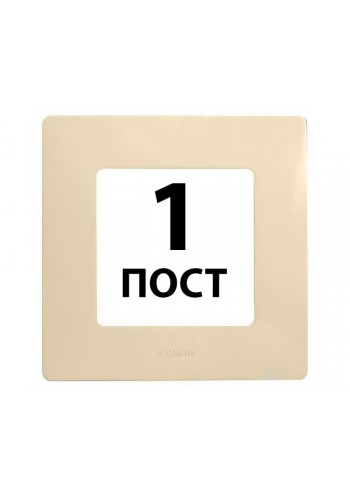 Рамки 1 пост Слонова кістка 672511 Legrand Etika