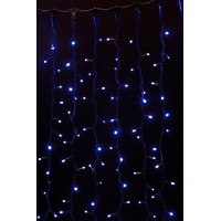 гірлянда зовн DELUX CURTAIN 1520LED 2x7m синій/черн IP44 EN - (90009041)