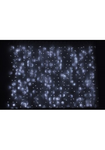 гірлянда зовн DELUX CURTAIN 456LED 2x1.5m білий/біл IP44 EN - (90009043)