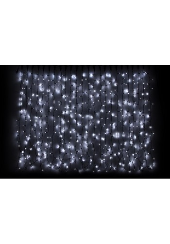 гірлянда зовн DELUX CURTAIN 456LED 2x1.5m білий/черн IP44 EN - (90009046)