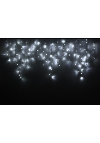 гирлянда внеш DELUX ICICLE 120LED 2x0.9m бел/бел IP44 EN - (90009064)