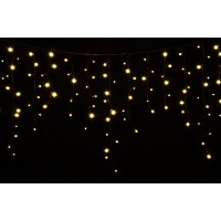гірлянда зовн DELUX ICICLE 120LED 2x0.9m жовтий/черн IP44 EN - (90009067)
