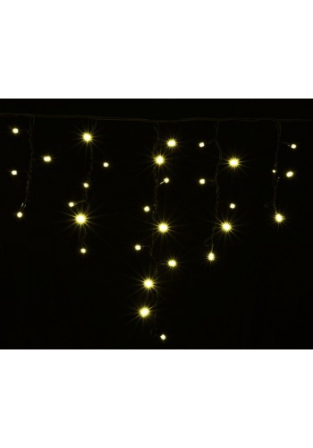 гірлянда зовн DELUX ICICLE 90LED 2x0.5m жовтий/черн IP44 EN - (90009078)
