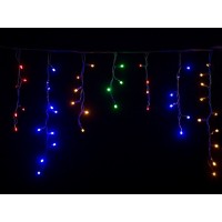 гирлянда внеш DELUX ICICLE 90LED 2x0.5m мул/черн IP44 EN - (90009079)