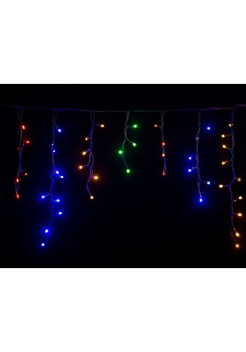 гірлянда зовн DELUX ICICLE 90LED 2x0.5m мул/черн IP44 EN - (90009079)