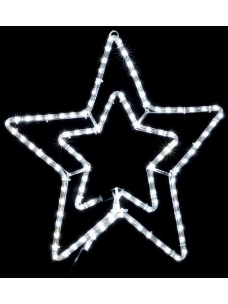 гирлянда внеш DELUX MOTIF Star 54см белый IP44 EN - (90009088)
